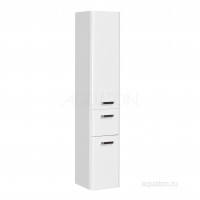 Шкаф - колонна Aquaton Валенсия прав белый жемчуг подвесной 1A123803VAG3R