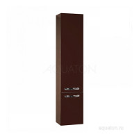Шкаф - колонна Aquaton Ария М подвесная темно-коричневая 1A124403AA430