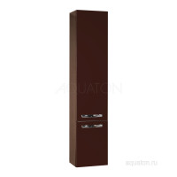 Шкаф - колонна Aquaton Ария подвесная темно-коричневый 1A134403AA430