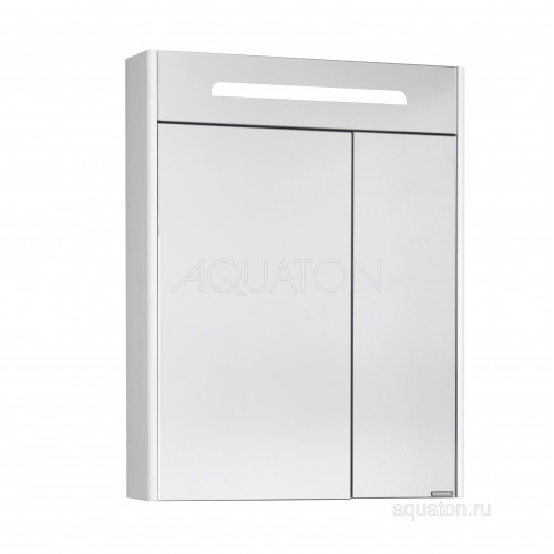 Зеркальный шкаф Aquaton Сильва 60 дуб полярный 1A216202SIW70