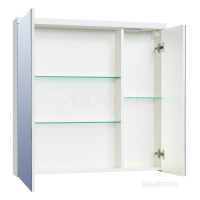Зеркальный шкаф Aquaton Брук 80 белый 1A200602BC010