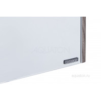 Зеркальный шкаф Aquaton Сильва 50 дуб макиато 1A215502SIW5L