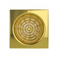 Вентилятор DICITI ''AURA 5C Gold'' осевой вытяжной с обратным клапаном (D=125 мм), декоративный