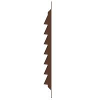 Решетка вентиляционная с покрытием полимерной эмалью 1515МЭ с сеткой, коричневая (сталь, 150 мм * 150 мм)