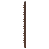 Решетка вентиляционная коричневая 1825Р кор ( 183 мм *253 мм)